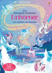 Mein Rubbelbilder-Kreativbuch: Einhörner - Cover