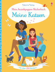 Mein Anziehpuppen-Stickerbuch - Meine Katzen - Cover