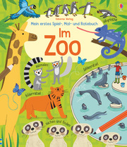 Mein erstes Spiel-, Mal- und Ratebuch: Im Zoo - Cover