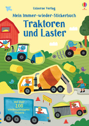 Mein Immer-wieder-Stickerbuch: Traktoren und Laster - Cover