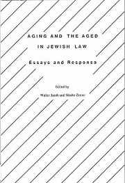 Aging and the Aged in Jewish Law - Cover