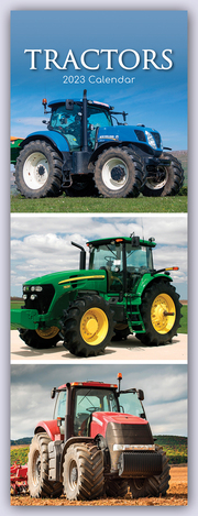 Tractors - Traktoren - Slimline-Kalender 2023