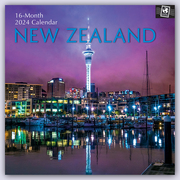 New Zealand - Neuseeland 2024 - 16-Monatskalender