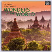 Wonders of the World - Wunder der Welt 2024 - 16-Monatskalender