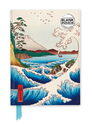 Premium Notizbuch Blank DIN A5: Utagawa Hiroshige, Das Meer bei Satta