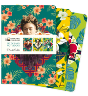 Dreier Set Mittelformat-Notizbücher: Frida Kahlo