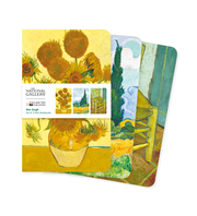 Dreier Set Mini-Notizbücher: National Gallery - Vincent van Gogh