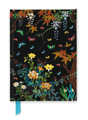 Premium Notizbuch DIN A5: Ashmolean Museum, Cloisonné Kästchen mit Blumen und Schmetterlingen