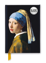 Premium Notizbuch Blank DIN A5: Johannes Vermeer, Das Mädchen mit dem Perlenohrring