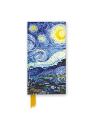 Schmales Hardcover-Notizbuch: Vincent van Gogh, Sternennacht