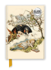 Premium Notizbuch Blank DIN A5: Alice im Wunderland - Schlafende Alice