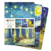 Dreier Set DIN-A5-Format-Notizbücher: Vincent van Gogh