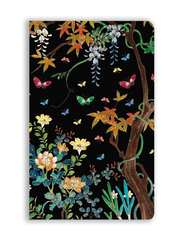 Premium Softcover Notizbuch: Ashmolean Museum, Cloisonné Kästchen mit Blumen und Schmetterlingen