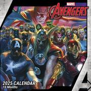 Pyramid - Avengers 2025 Broschürenkalender, 30x30cm, Monatskalender für Avengers- und Marvel-Fans, nachhaltig nur mit Papierumschlag