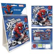 Pyramid - Spider-Man 2025 Tischkalender, 29,7x42cm, Monatsplaner für Marvel & Spider-Man-Fans, Monatsübersicht, nachhaltig nur mit Papierumschlag