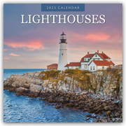 Lighthouses - Leuchttürme 2025 - 16-Monatskalender