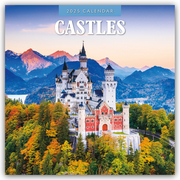 Castles - Burgen - Schlösser 2025 - 16-Monatskalender
