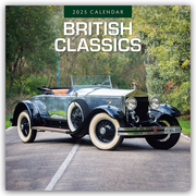 British Classics - Klassische britische Autos 2025 - 16-Monatskalender