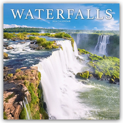 Waterfalls - Wasserfälle 2024 - 16-Monatskalender - Cover