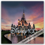 Disney 100 Years Special - Disney 100 Jahre Jubiläumskalender 2024 - Wandkalender