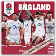 England Rugby Union 2024 - Wandkalender