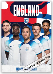 England Men's Football - Englische Fußball-Nationalmannschaft 2025 - A3-Posterkalender