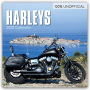 Harleys - Harley Davidson 2025 - 16-Monatskalender - Cover