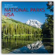 National Parks USA 2025 - 16-Monatskalender