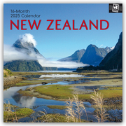 New Zealand - Neuseeland 2025 - 16-Monatskalender - Cover