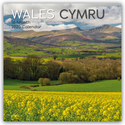 Wales 2025 - 16-Monatskalender - Cover