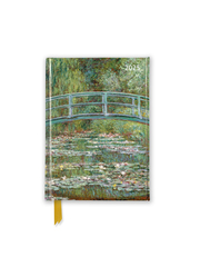 Claude Monet - Die Japanische Brücke - Taschenkalender 2025