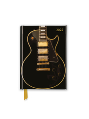 Black Gibson Guitar - Schwarze Gibson Gitarre - Taschenkalender 2025