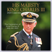 His Majesty King Charles III - König Charles III 2024 - 16-Monatskalender