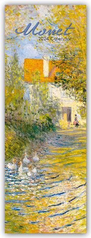 Monet - Claude Monet - Slimline-Kalender 2024