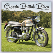 Classic British Motorbikes - Britische Motorrad-Oldtimer 2023 - 16-Monatskalender