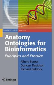 Anatomy Ontologies for Bioinformatics - Cover