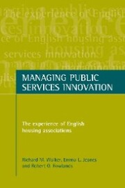 Managing public services innovation - Cover