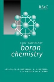 Contemporary Boron Chemistry - Cover