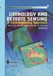 Limnology and Remote Sensing - Cover