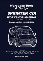 Mercedes Benz & Dodge Sprinter CDI 2000-2006 Owners Workshop Manual - Cover
