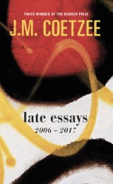 Late Essays 2006-2017 - Cover