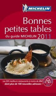 Les bonnes petites tables du guide Michelin 2011