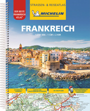 Michelin Straßenatlas Frankreich mit Spiralbindung - Cover