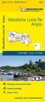 Michelin Westliches Loire-Tal, Anjou/Maine-et-Loire, Indre-et-Loire