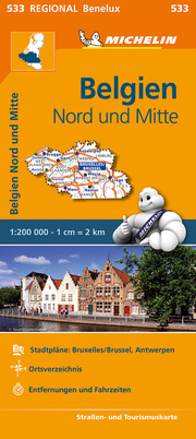 Michelin Belgien Nord und Mitte