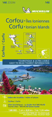 Michelin Corfou et les iles Ioniennes/Corfu and the Ionian Islands