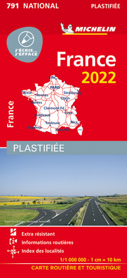 Michelin Frankreich 2022 (plastifiziert)