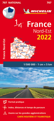 Michelin Nordostfrankreich/France Nord-Est 2022