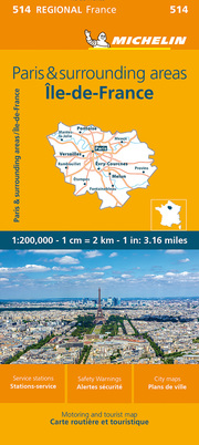 Michelin Paris & surrounding areas/Île de France