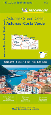 Michelin Asturias, Costa Verde/Asturias, Green Coast/Asturies, Costa Verde